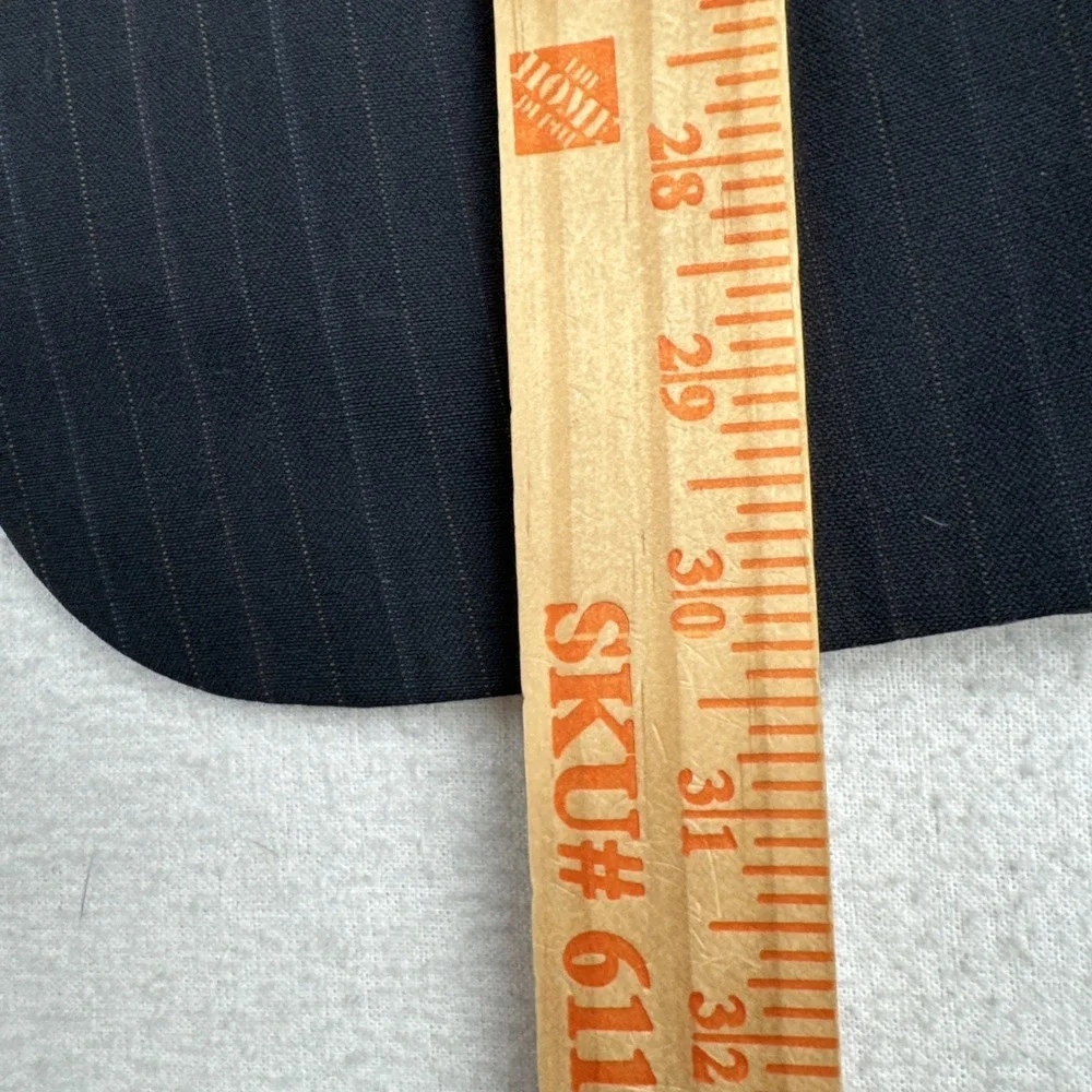 VTG Christian Dior Mens Pinstripe Blazer 40R  Dark Gray wool Office business